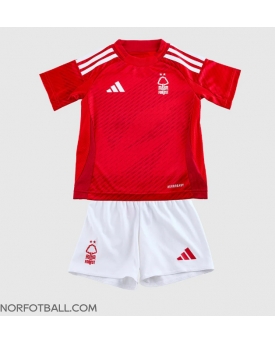 Billige Fotballdrakt Nottingham Forest Replika Hjemmedraktsett Barn 2024-25 Kortermet (med bukser)